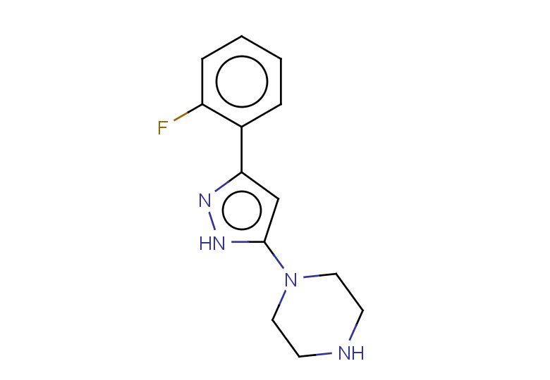 1-[3-(2-fluorophenyl)-1H-pyrazol-5-yl]piperazine
