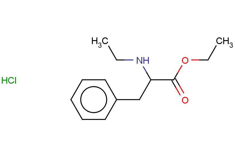 ethyl 2-(ethylamino)-3-phenylpropanoate hydrochloride