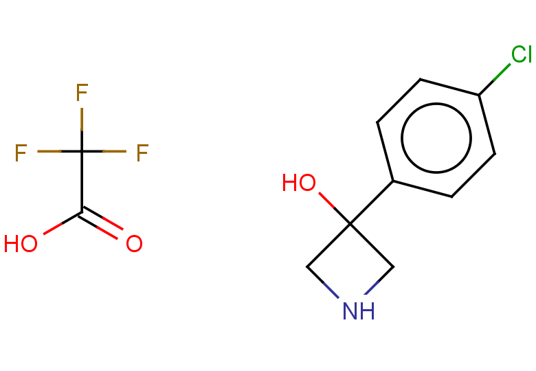 3-(4-chlorophenyl)azetidin-3-ol, trifluoroacetic acid
