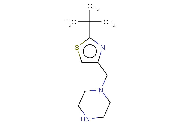1-[(2-tert-butyl-1,3-thiazol-4-yl)methyl]piperazine
