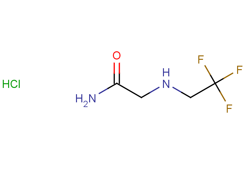 2-[(2,2,2-trifluoroethyl)amino]acetamide hydrochloride