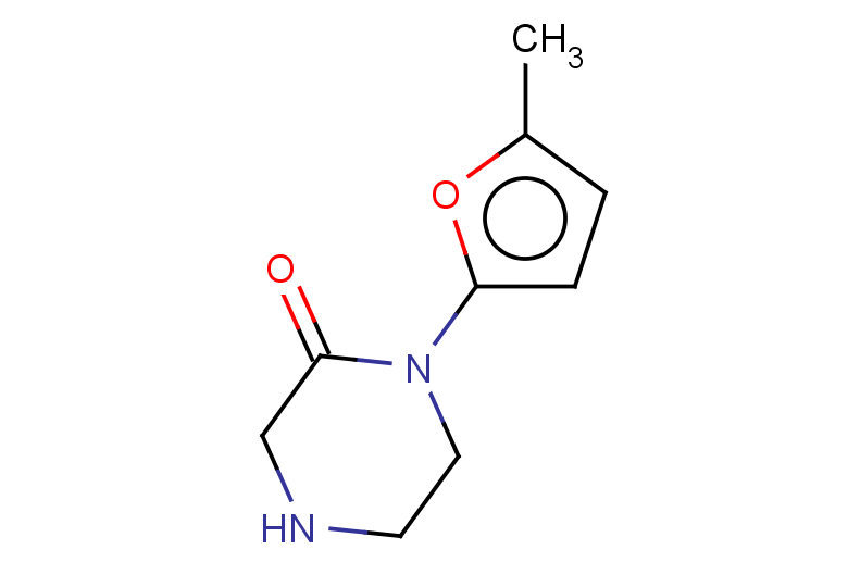 1-(5-methylfuran-2-yl)piperazin-2-one