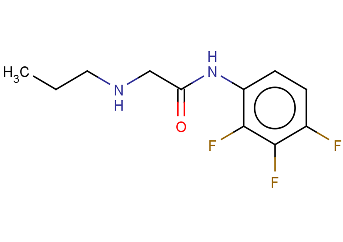 2-(propylamino)-N-(2,3,4-trifluorophenyl)acetamide