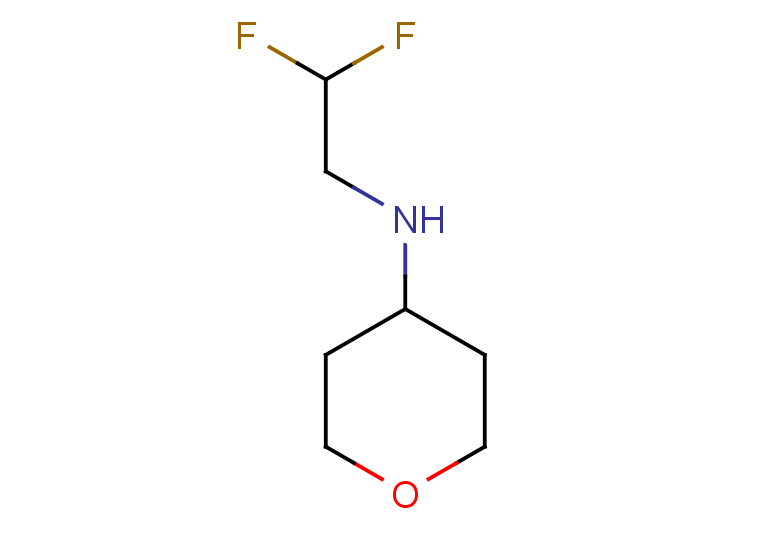 N-(2,2-difluoroethyl)oxan-4-amine