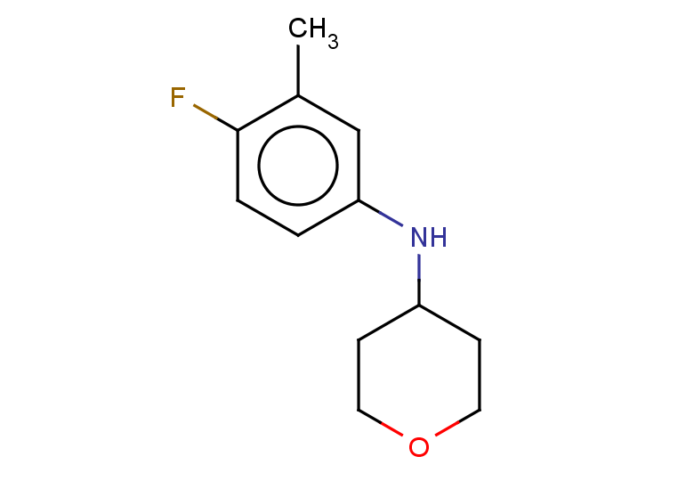 N-(4-fluoro-3-methylphenyl)oxan-4-amine