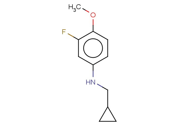 N-(cyclopropylmethyl)-3-fluoro-4-methoxyaniline