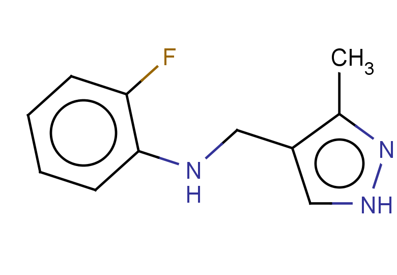 2-fluoro-N-[(3-methyl-1H-pyrazol-4-yl)methyl]aniline