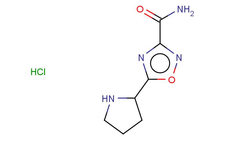 5-(pyrrolidin-2-yl)-1,2,4-oxadiazole-3-carboxamide hydrochloride