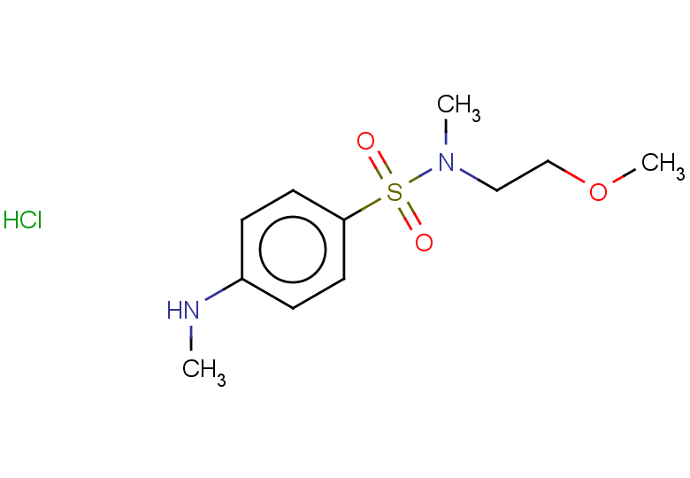 N-(2-methoxyethyl)-N-methyl-4-(methylamino)benzene-1-sulfonamide hydrochloride
