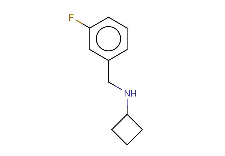 N-[(3-fluorophenyl)methyl]cyclobutanamine