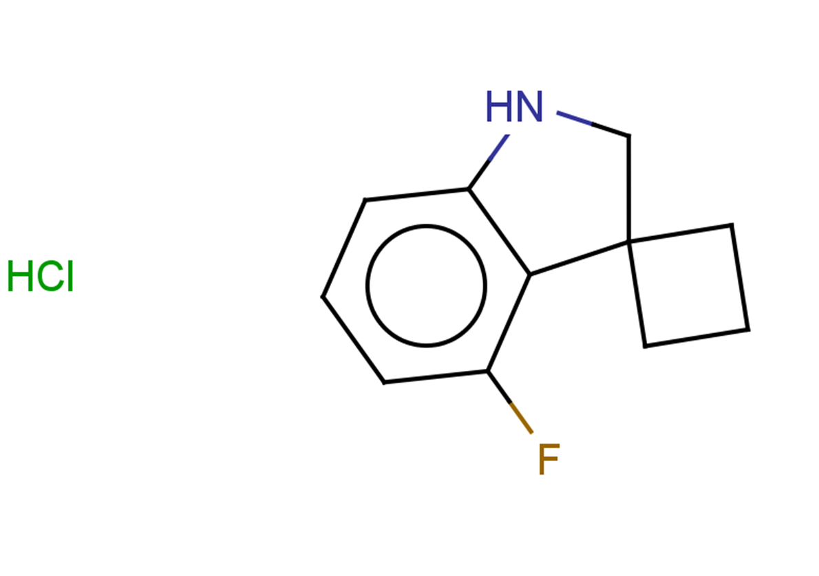 4'-fluoro-1',2'-dihydrospiro[cyclobutane-1,3'-indole] hydrochloride
