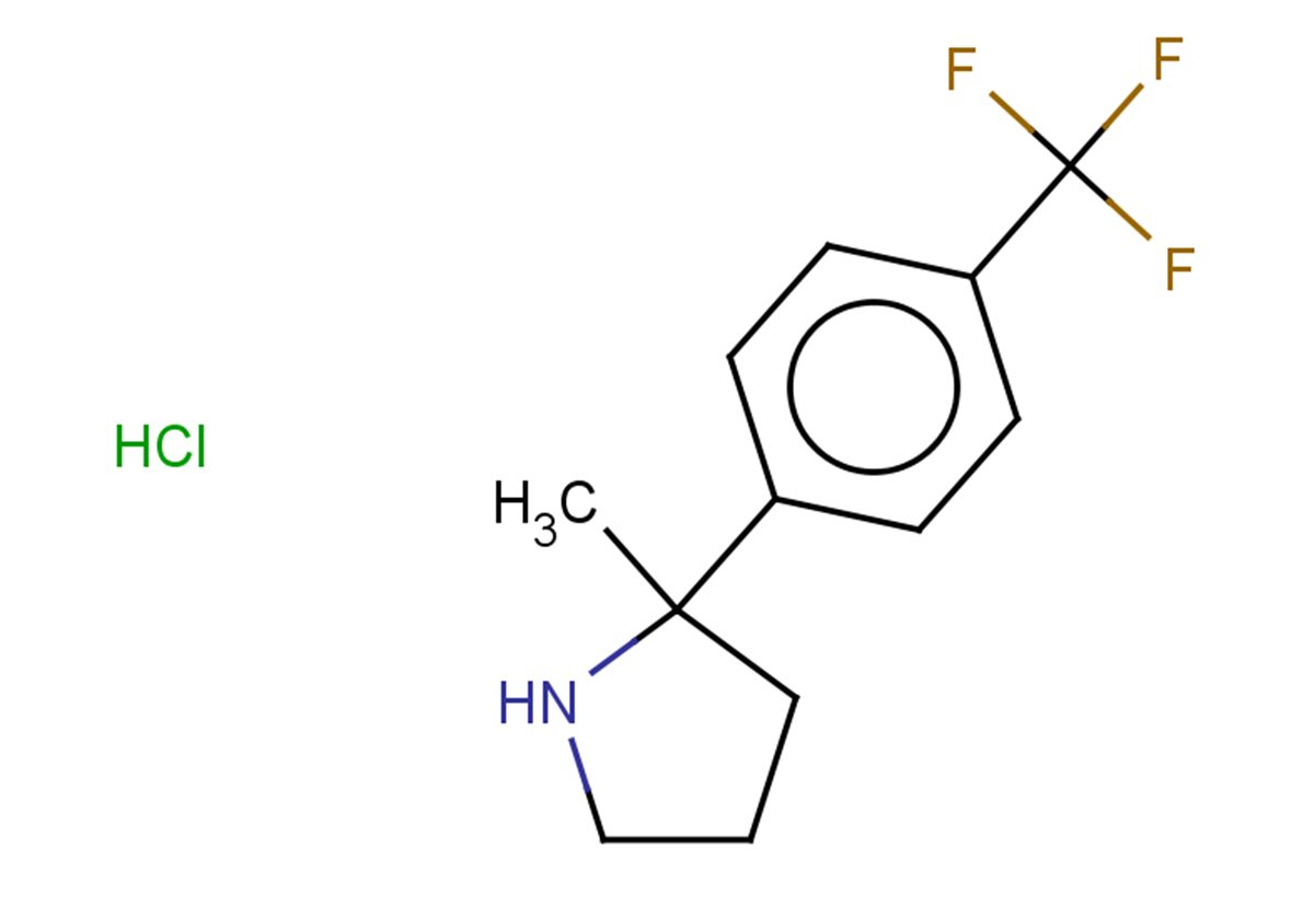 2-methyl-2-[4-(trifluoromethyl)phenyl]pyrrolidine hydrochloride