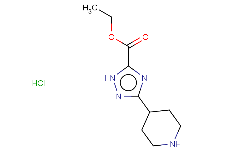 ethyl 3-(piperidin-4-yl)-1H-1,2,4-triazole-5-carboxylate hydrochloride