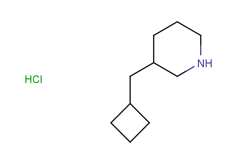 3-(cyclobutylmethyl)piperidine hydrochloride