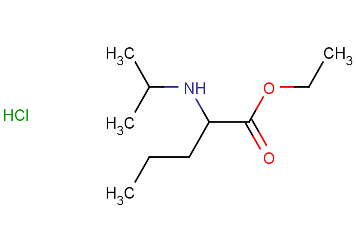 ethyl 2-[(propan-2-yl)amino]pentanoate hydrochloride