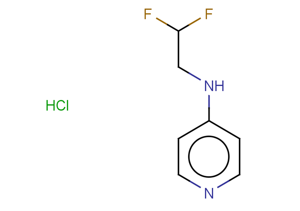 N-(2,2-difluoroethyl)pyridin-4-amine hydrochloride