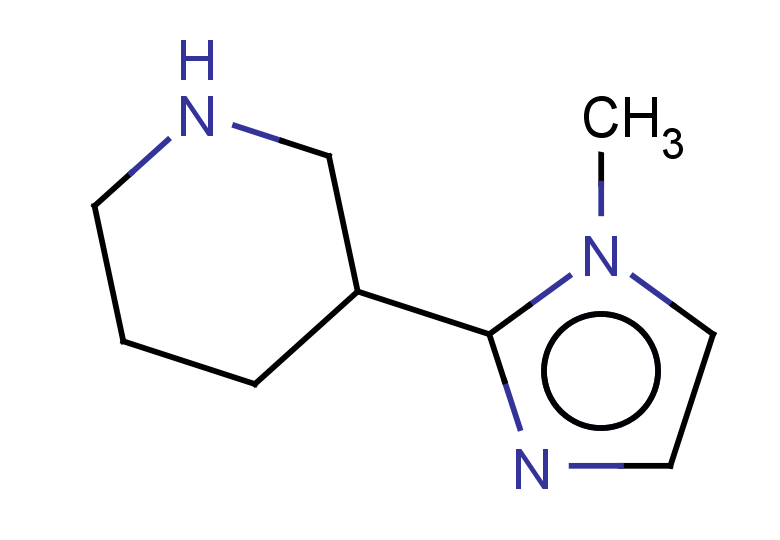 3-(1-methyl-1H-imidazol-2-yl)piperidine