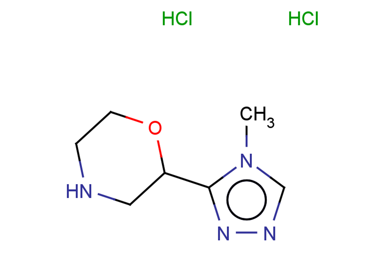 2-(4-methyl-4H-1,2,4-triazol-3-yl)morpholine dihydrochloride