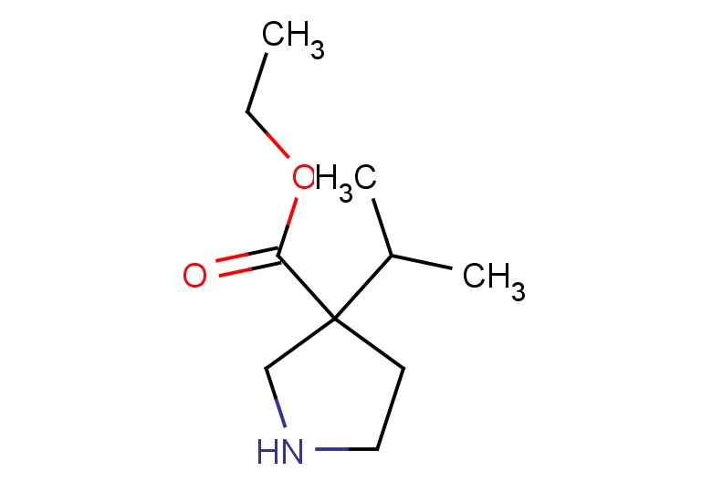 ethyl 3-(propan-2-yl)pyrrolidine-3-carboxylate