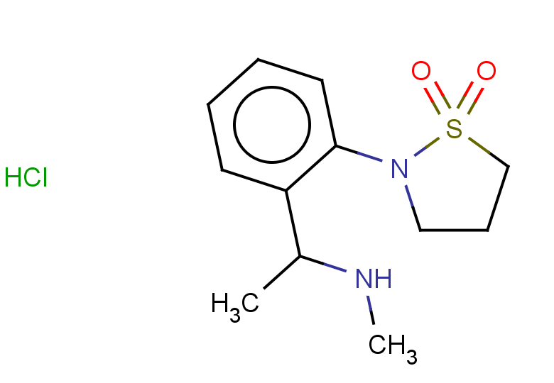2-{2-[1-(methylamino)ethyl]phenyl}-1,2-thiazolidine-1,1-dione hydrochloride