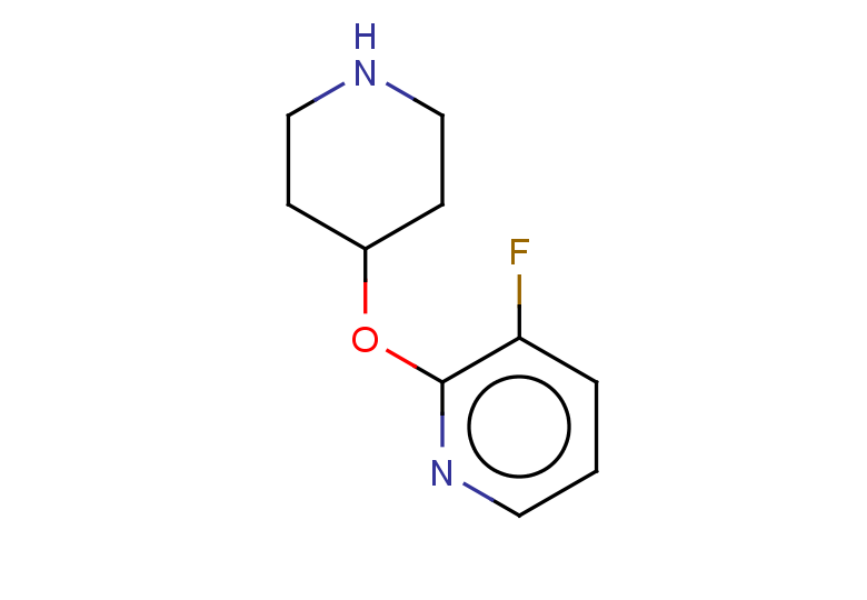 3-fluoro-2-(piperidin-4-yloxy)pyridine