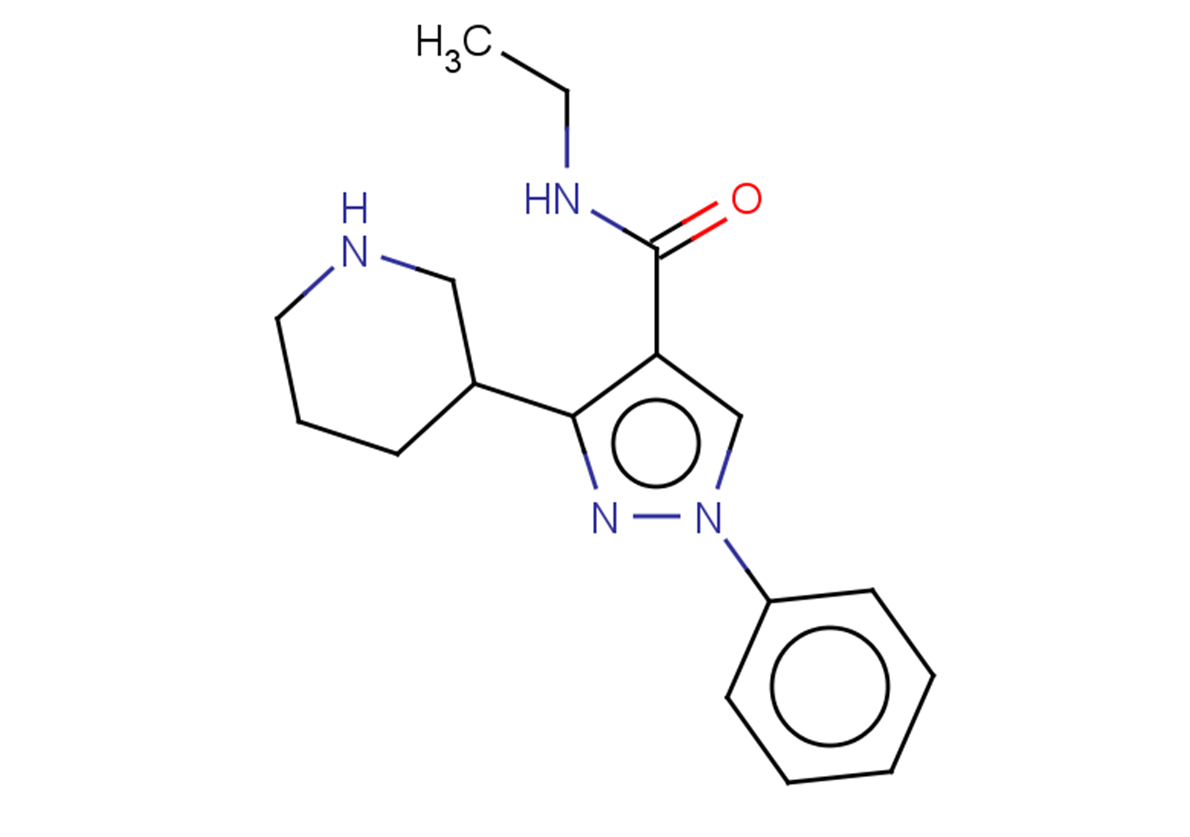 N-ethyl-1-phenyl-3-(piperidin-3-yl)-1H-pyrazole-4-carboxamide