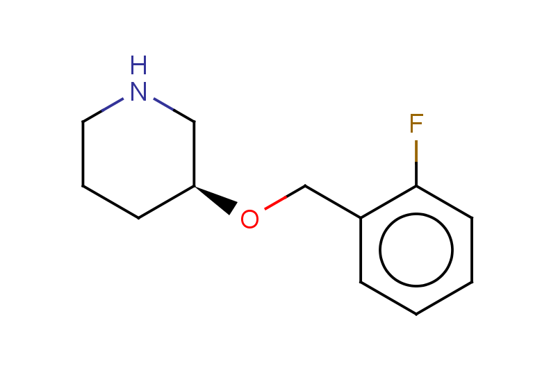 (3S)-3-[(2-fluorophenyl)methoxy]piperidine