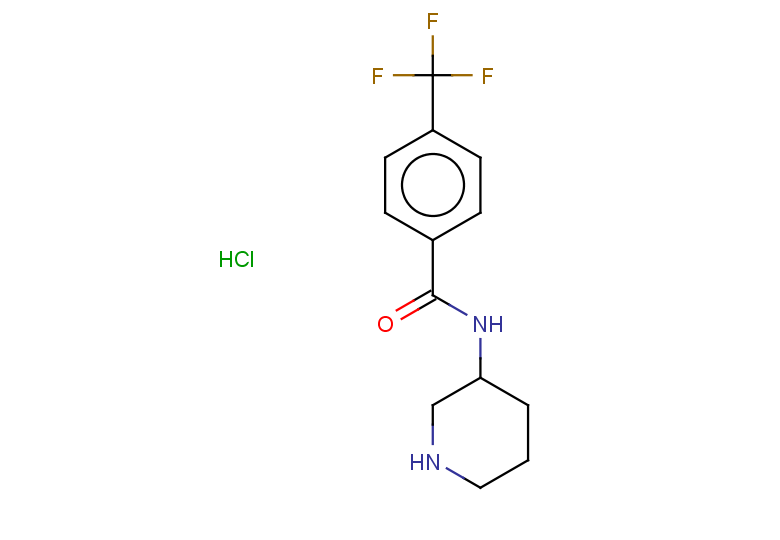 N-(piperidin-3-yl)-4-(trifluoromethyl)benzamide hydrochloride