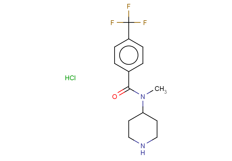 N-methyl-N-(piperidin-4-yl)-4-(trifluoromethyl)benzamide hydrochloride