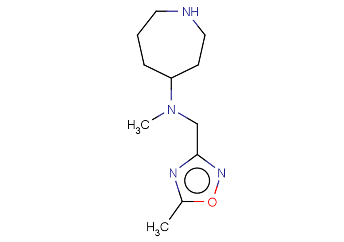 N-methyl-N-[(5-methyl-1,2,4-oxadiazol-3-yl)methyl]azepan-4-amine