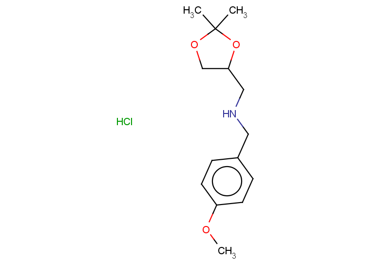 [(2,2-dimethyl-1,3-dioxolan-4-yl)methyl][(4-methoxyphenyl)methyl]amine hydrochloride