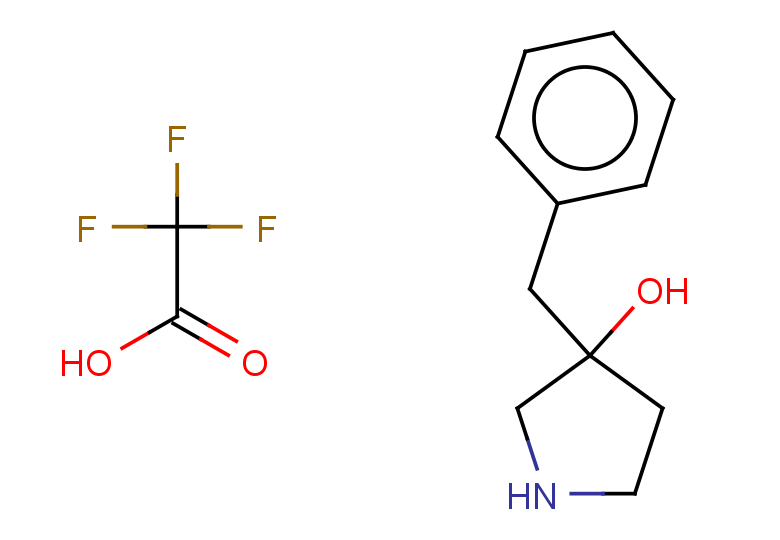 3-benzylpyrrolidin-3-ol, trifluoroacetic acid