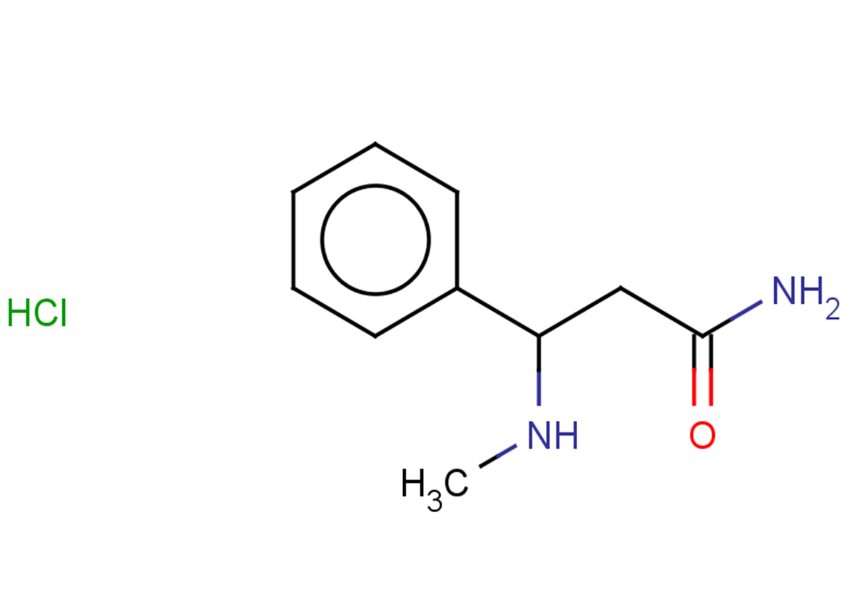 3-(methylamino)-3-phenylpropanamide hydrochloride