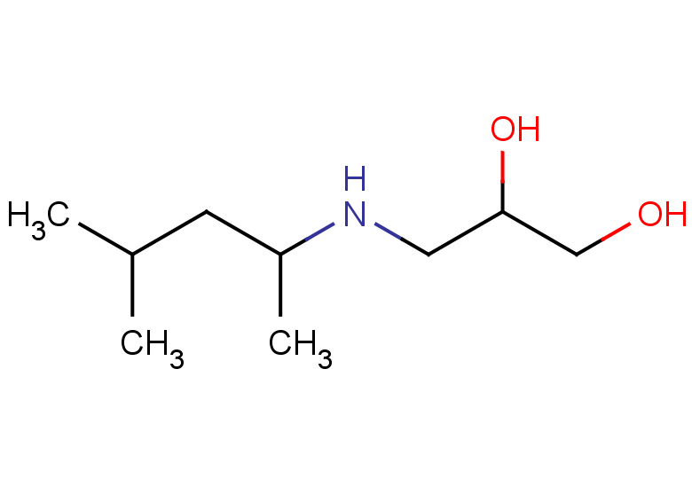 3-[(4-methylpentan-2-yl)amino]propane-1,2-diol