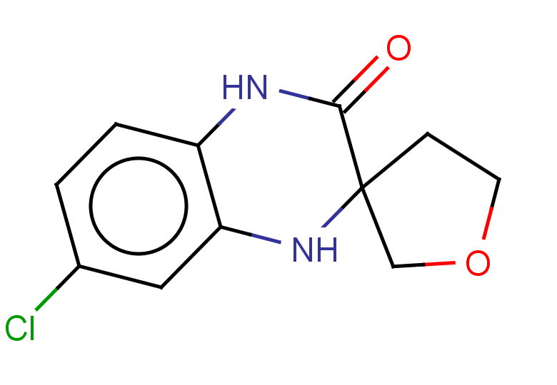 7'-chloro-3',4'-dihydro-1'H-spiro[oxolane-3,2'-quinoxaline]-3'-one