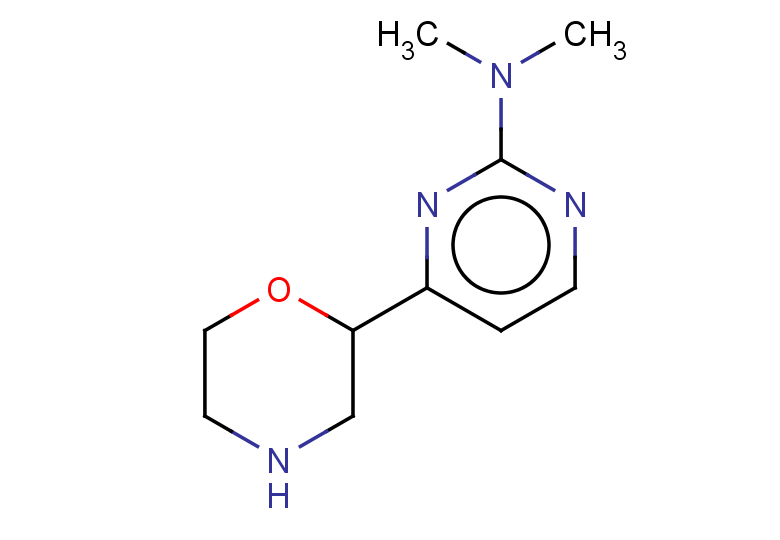 N,N-dimethyl-4-(morpholin-2-yl)pyrimidin-2-amine