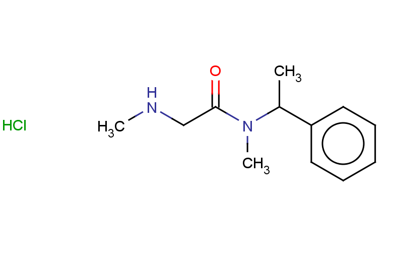 N-methyl-2-(methylamino)-N-(1-phenylethyl)acetamide hydrochloride