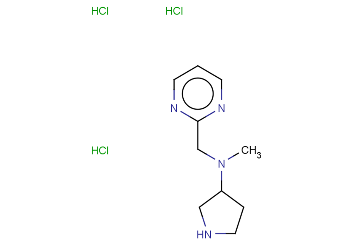 N-methyl-N-(pyrimidin-2-ylmethyl)pyrrolidin-3-amine trihydrochloride