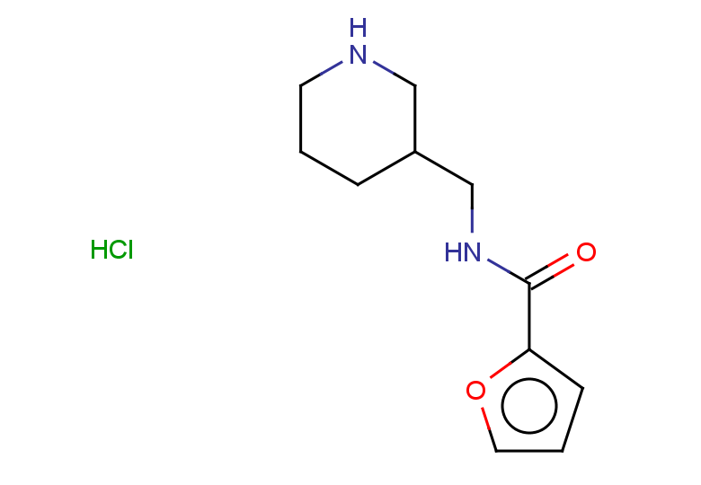 N-(piperidin-3-ylmethyl)furan-2-carboxamide hydrochloride