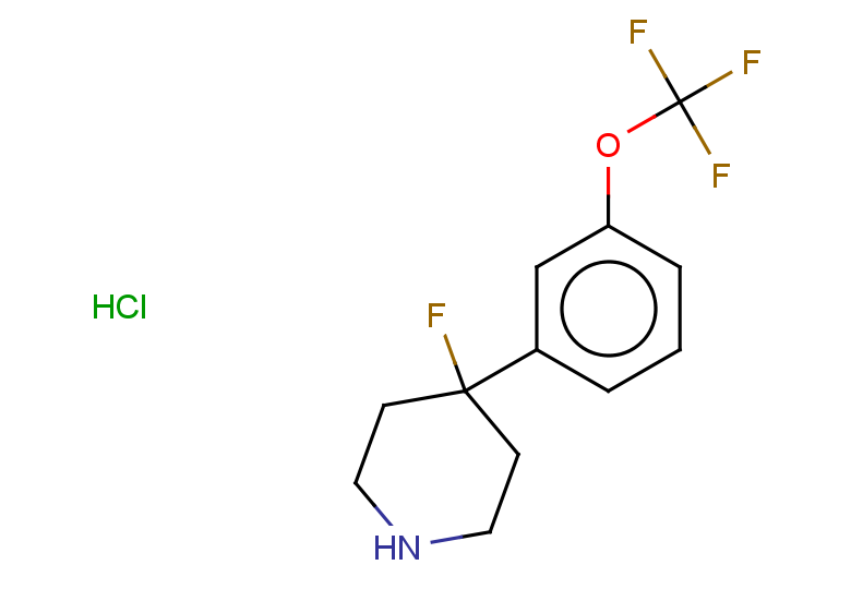 4-fluoro-4-[3-(trifluoromethoxy)phenyl]piperidine hydrochloride