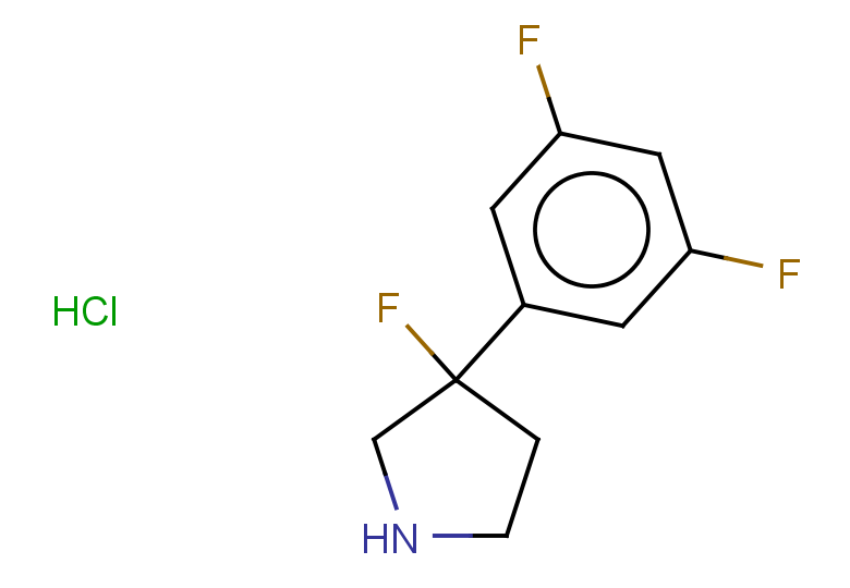 3-(3,5-difluorophenyl)-3-fluoropyrrolidine hydrochloride