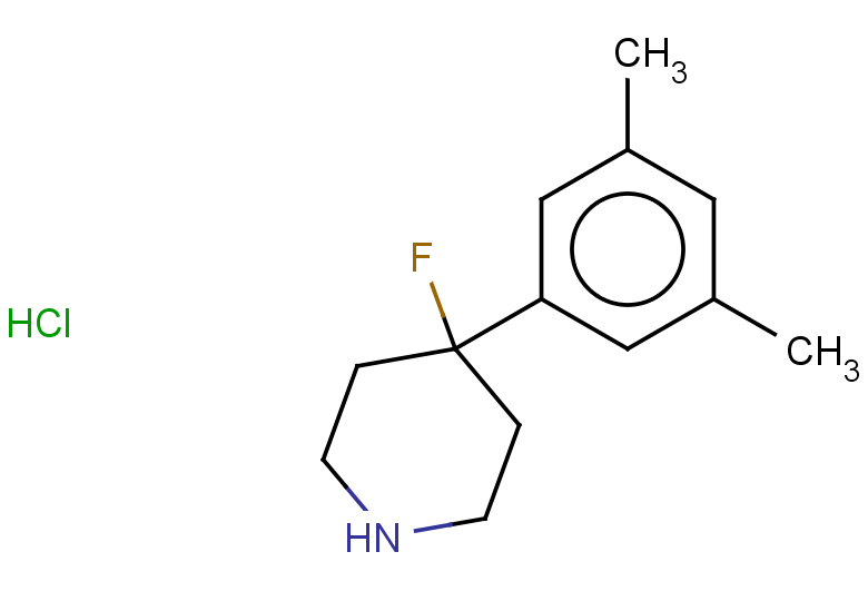 4-(3,5-dimethylphenyl)-4-fluoropiperidine hydrochloride
