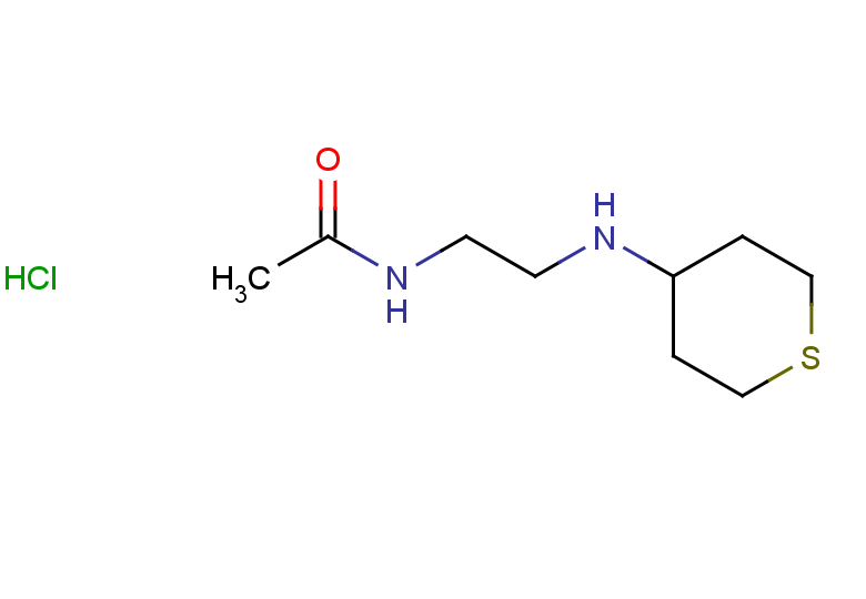 N-{2-[(thian-4-yl)amino]ethyl}acetamide hydrochloride