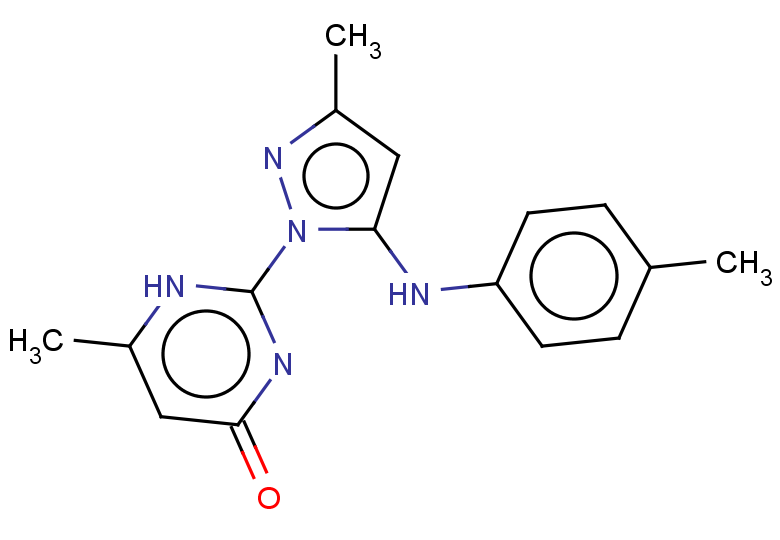 6-methyl-2-{3-methyl-5-[(4-methylphenyl)amino]-1H-pyrazol-1-yl}-1,4-dihydropyrimidin-4-one
