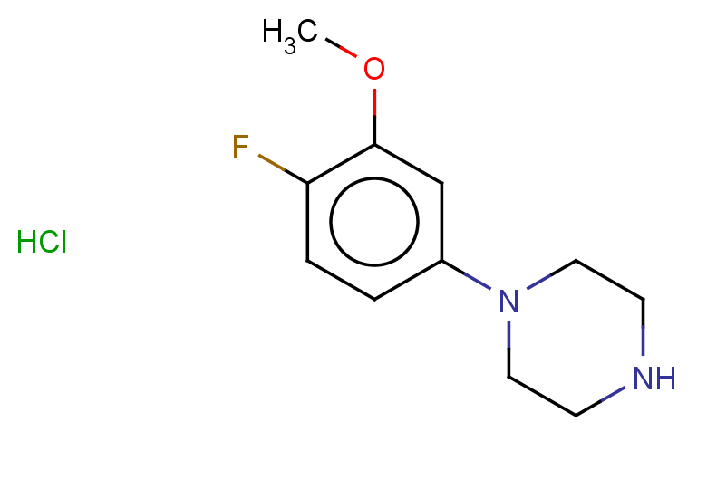 1-(4-fluoro-3-methoxyphenyl)piperazine hydrochloride