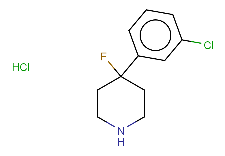 4-(3-chlorophenyl)-4-fluoropiperidine hydrochloride
