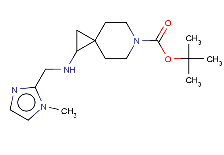 tert-butyl 1-{[(1-methyl-1H-imidazol-2-yl)methyl]amino}-6-azaspiro[2.5]octane-6-carboxylate