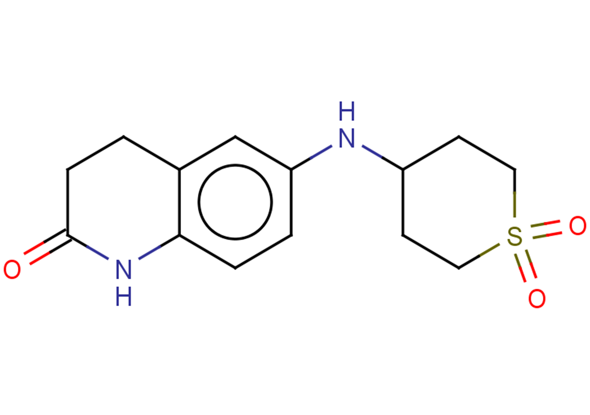 4-[(2-oxo-1,2,3,4-tetrahydroquinolin-6-yl)amino]-1lambda6-thiane-1,1-dione