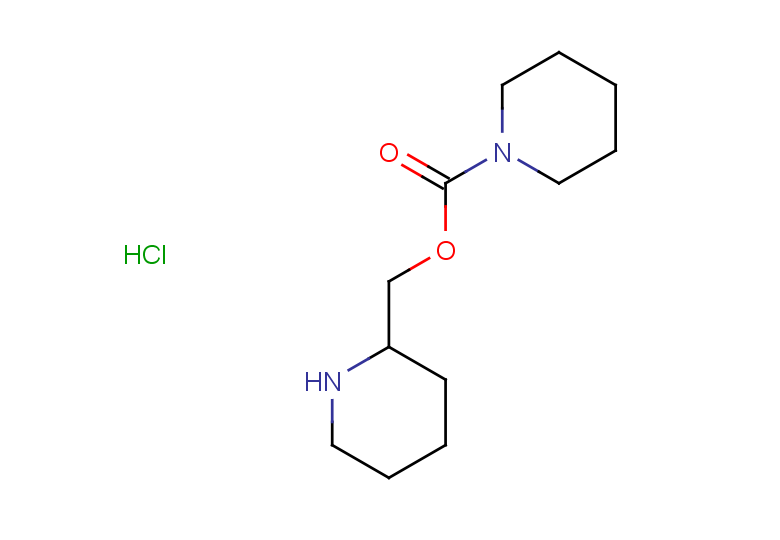 piperidin-2-ylmethyl piperidine-1-carboxylate hydrochloride