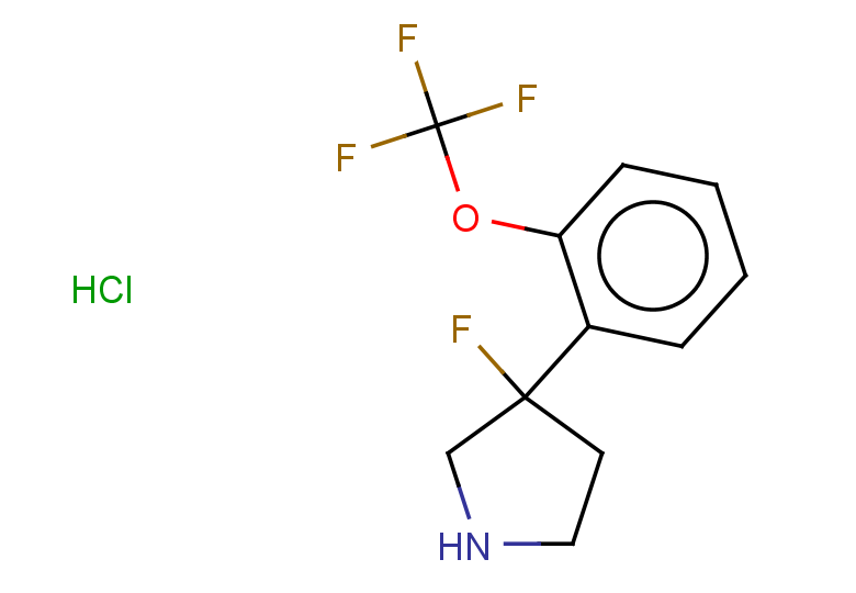 3-fluoro-3-[2-(trifluoromethoxy)phenyl]pyrrolidine hydrochloride